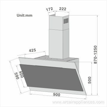 High End Designed RGB Angled Hood 728